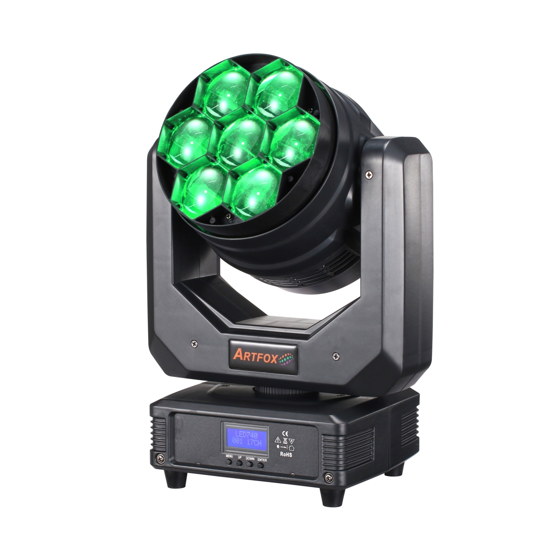 LED Moving Head:Beam Wash 2-in-1, 7x40w RGBW